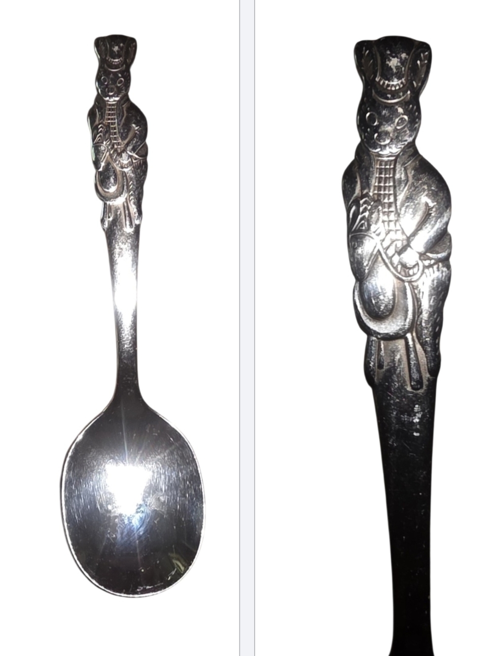 VINTAGE Royal Doulton Bunnykins Tally Ho Baby Spoon. Great condition